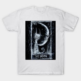 The Moon tarot card art by Gus Fink T-Shirt